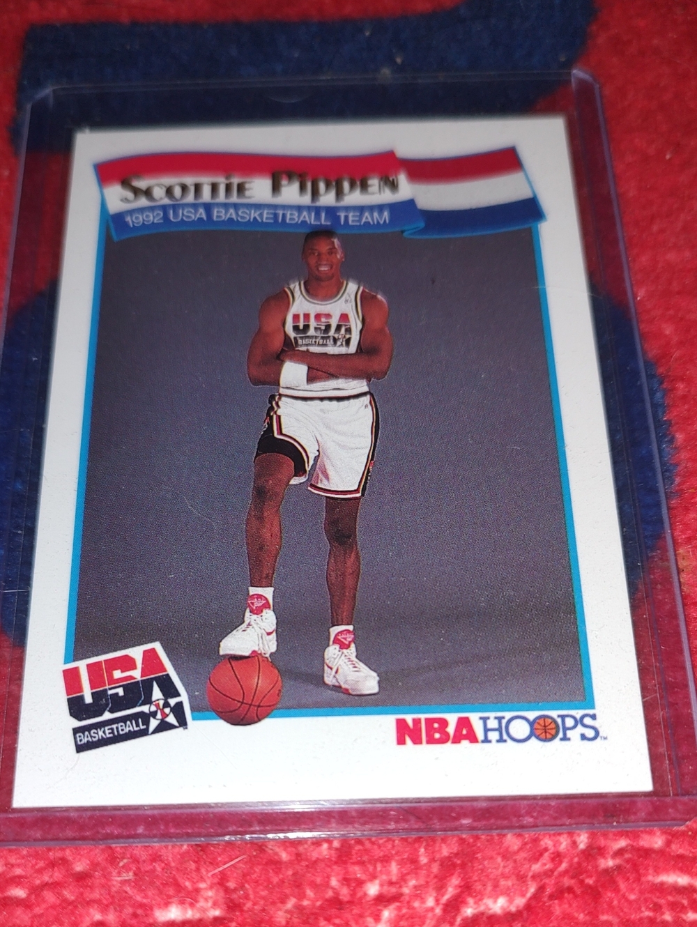 Scottie Pippen 1992 USA Basketball Trading Card - White